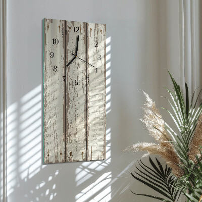 Vertikale Uhr Holzbretter