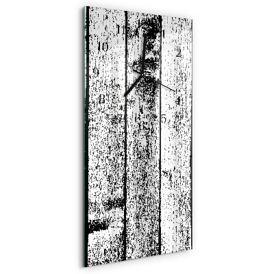 Vertikale Uhr Holz