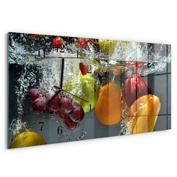Horizontale Uhr Obst