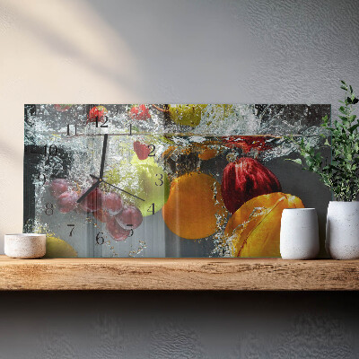 Horizontale Uhr Obst