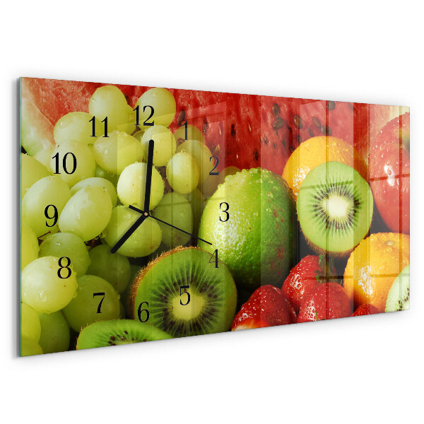Horizontale Uhr Obst
