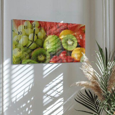 Horizontale Uhr Obst