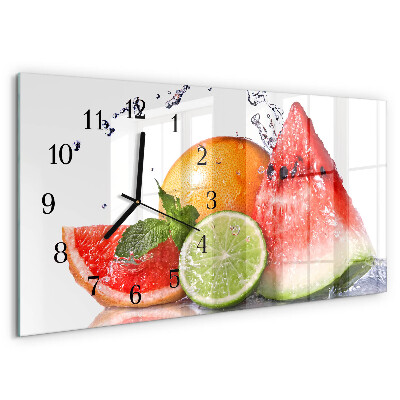 Horizontale Uhr Saftige Früchte