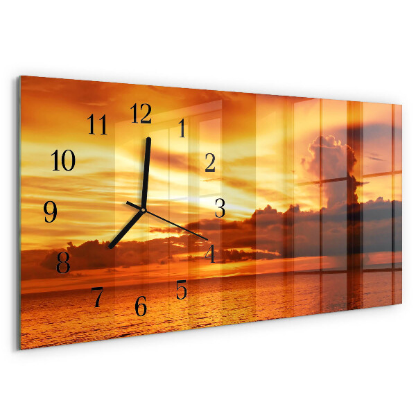 Horizontale Uhr Westen