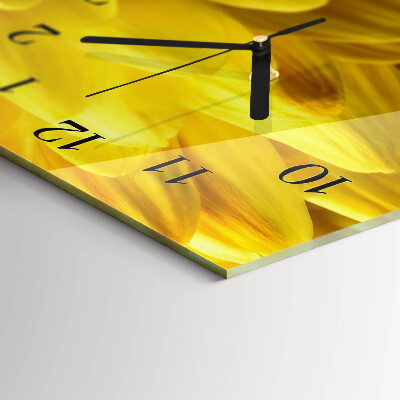Horizontale Uhr Chrysantheme
