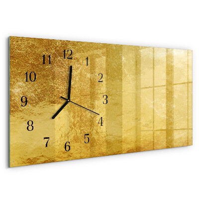Horizontale Uhr Metallische Textur