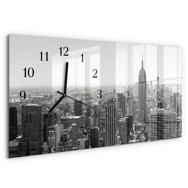 Horizontale Uhr New York
