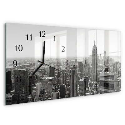 Horizontale Uhr New York