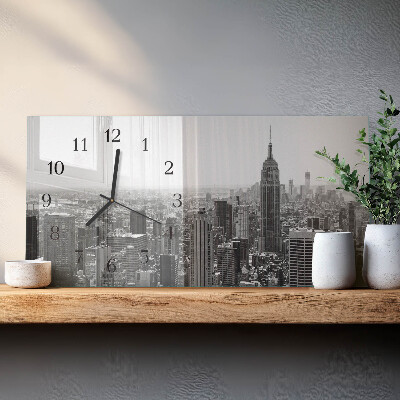 Horizontale Uhr New York