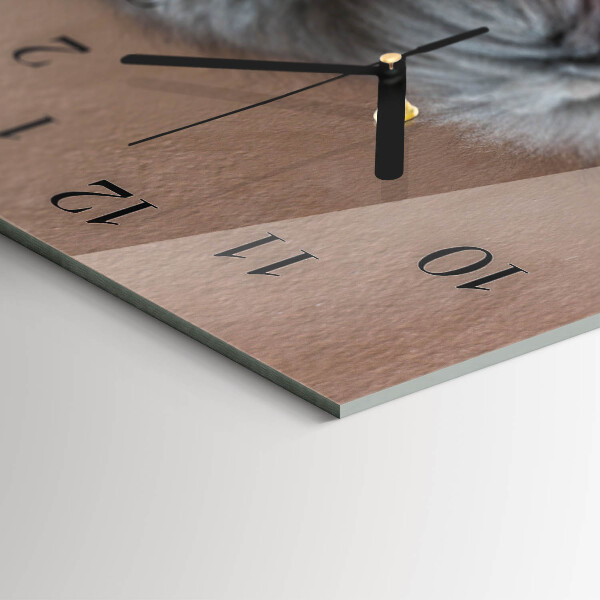Horizontale Uhr Perserkatze