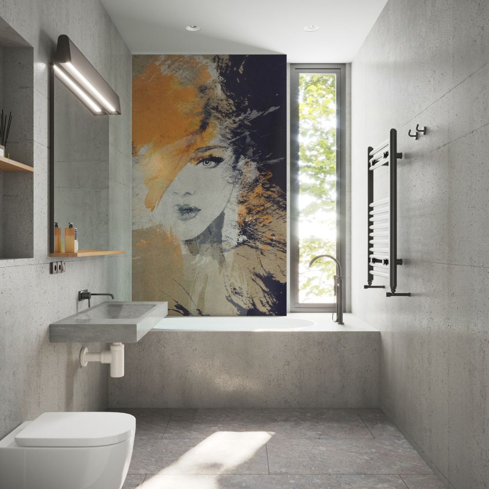 Glaspaneele für das Badezimmer