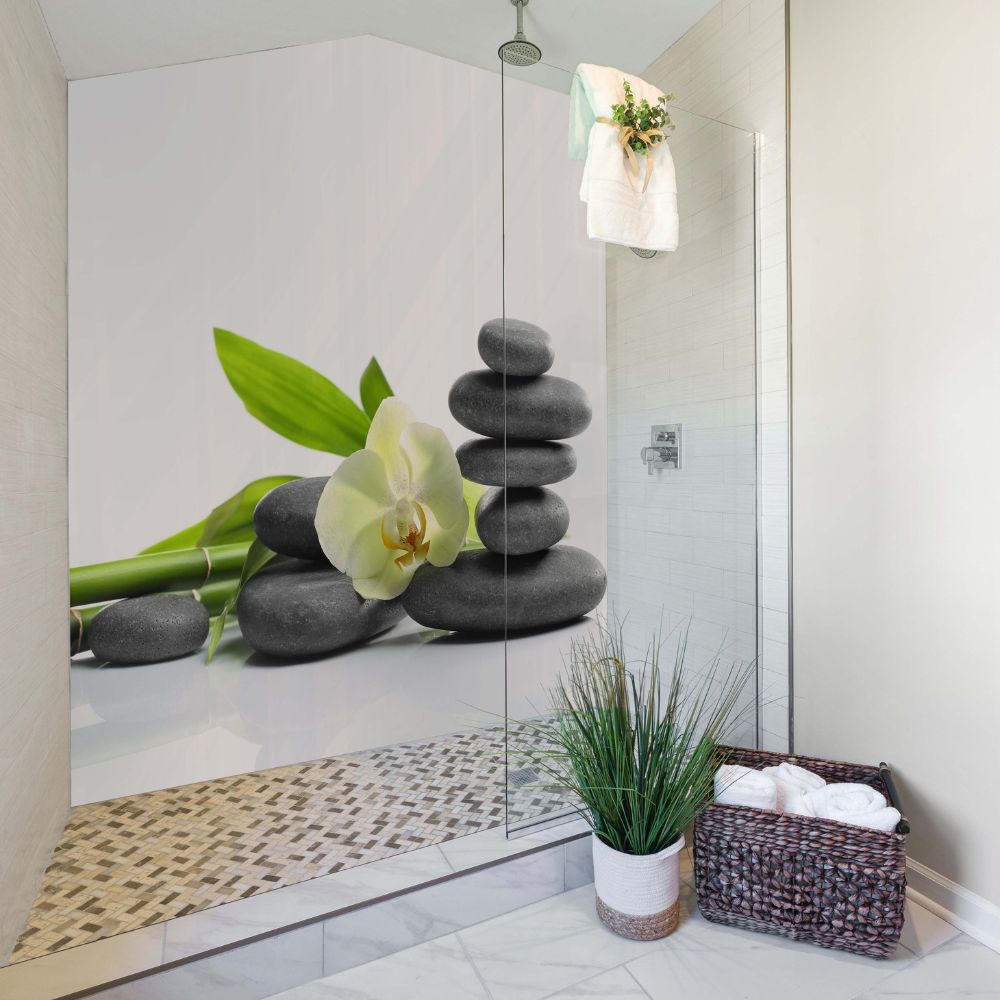 Glaspaneele für das Badezimmer