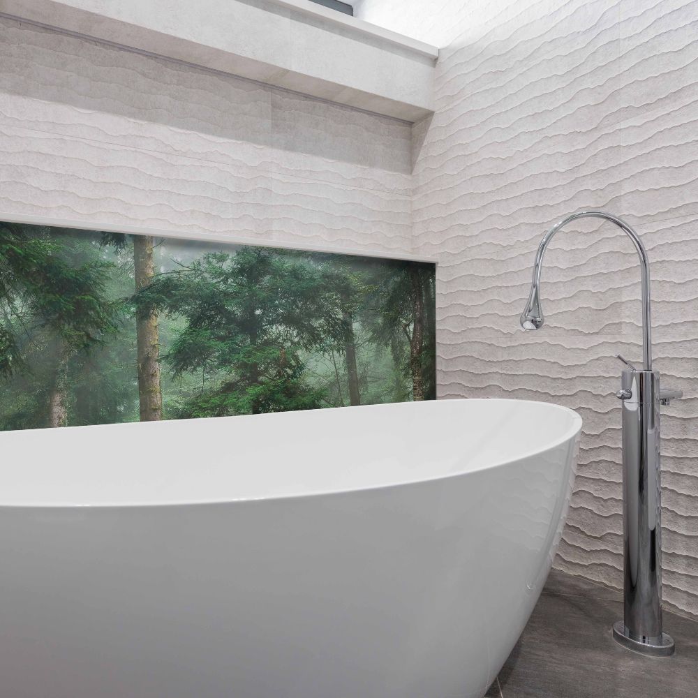 Glaspaneele für das Badezimmer