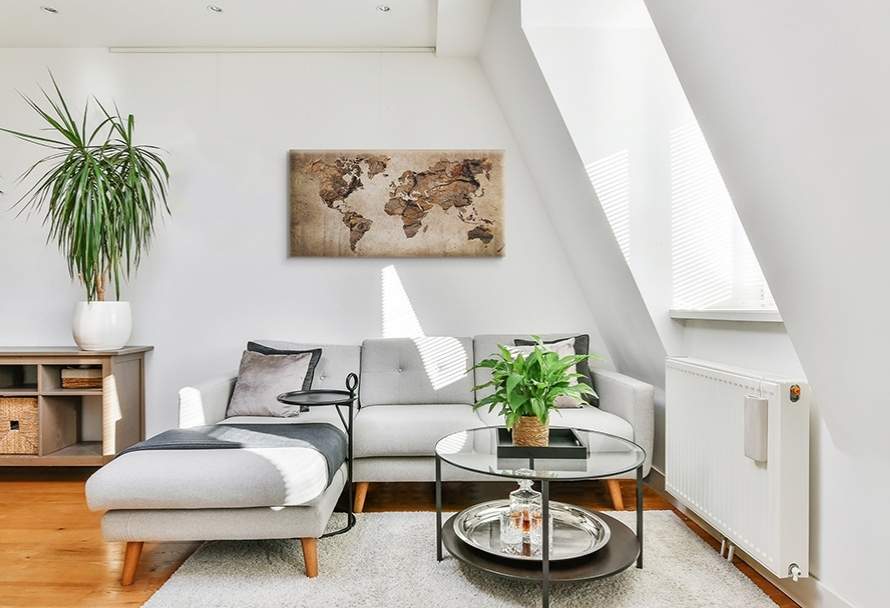 Die Wand im Wohnzimmer – vom leeren Raum bis zur eindrucksvollen Dekoration