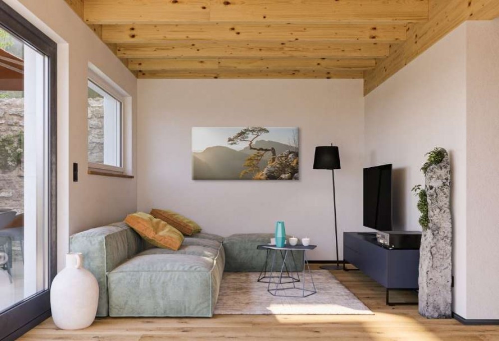 Wohnzimmer im skandinavischen Stil