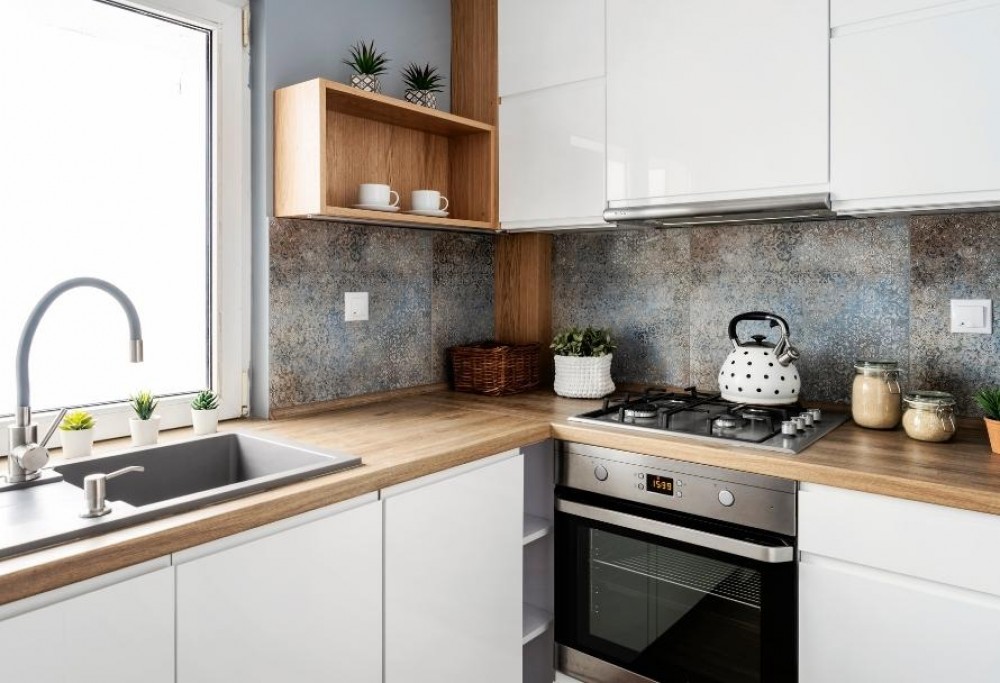 Weiße Küchenmöbel