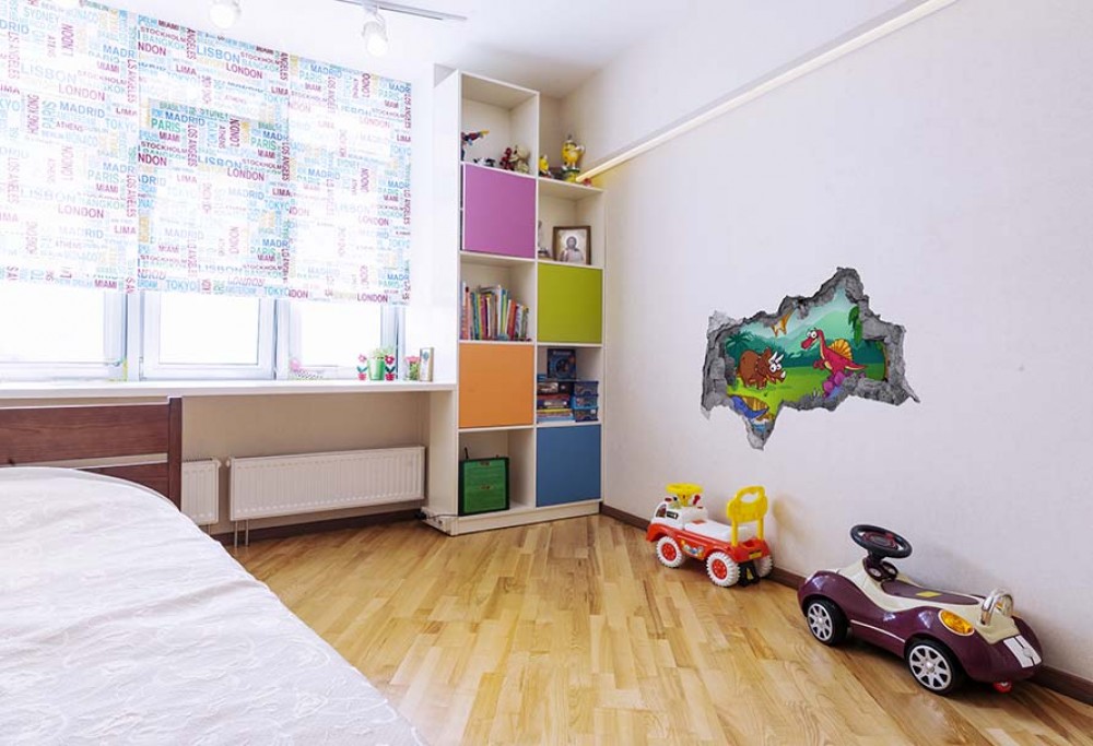 Wir dekorieren ein Zimmer für einen Jungen
